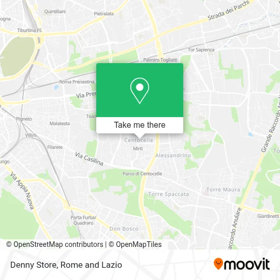 Denny Store map