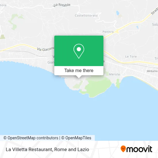 La Villetta Restaurant map