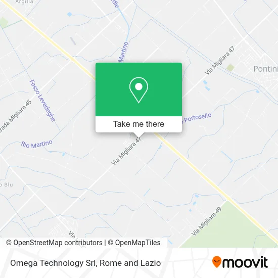 Omega Technology Srl map