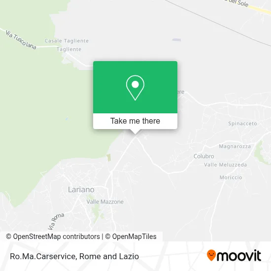 Ro.Ma.Carservice map