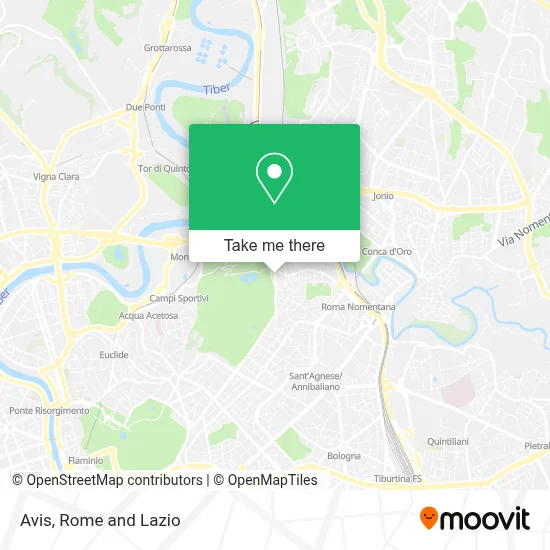 Avis map