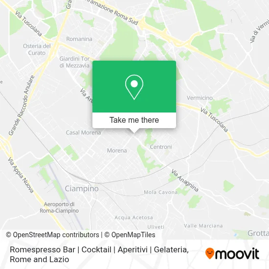 Romespresso Bar | Cocktail | Aperitivi | Gelateria map