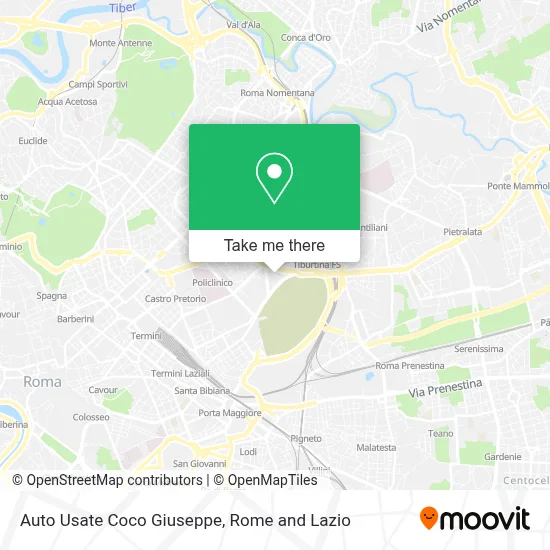 Auto Usate Coco Giuseppe map
