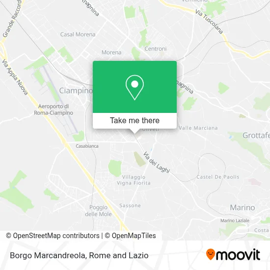 Borgo Marcandreola map
