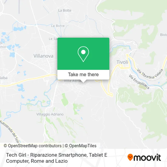 Tech Girl - Riparazione Smartphone, Tablet E Computer map