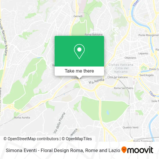 Simona Eventi - Floral Design Roma map