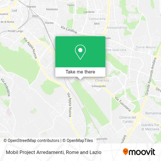 Mobil Project Arredamenti map