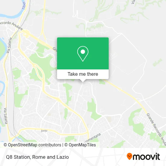 Q8 Station map
