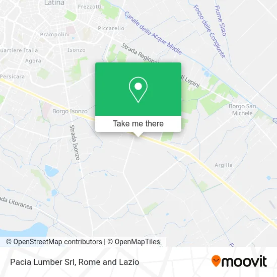 Pacia Lumber Srl map