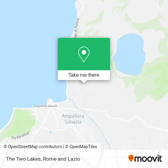 The Two Lakes map