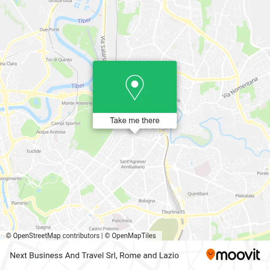Next Business And Travel Srl map