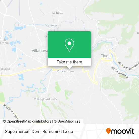 Supermercati Dem map