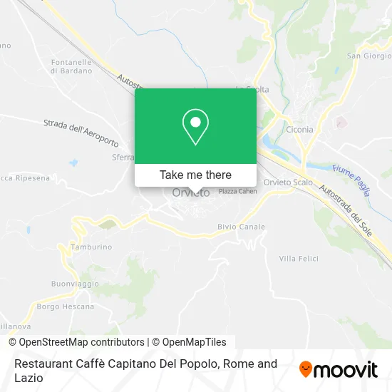 Restaurant Caffè Capitano Del Popolo map