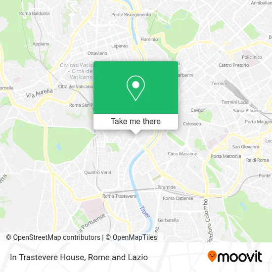 In Trastevere House map