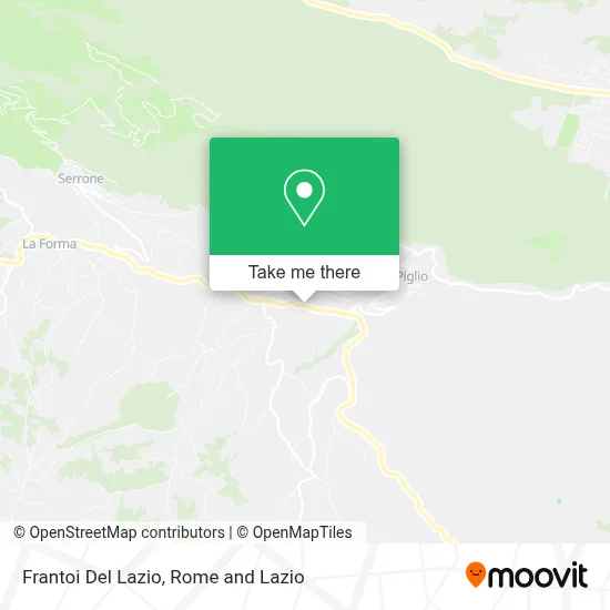 Frantoi Del Lazio map