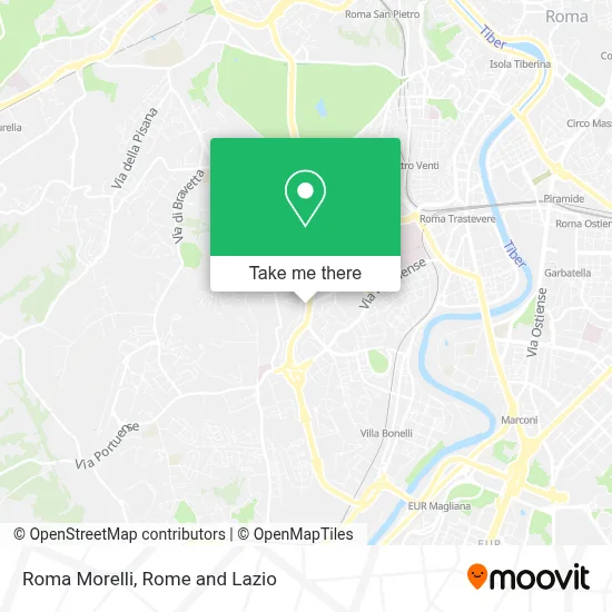Roma Morelli map