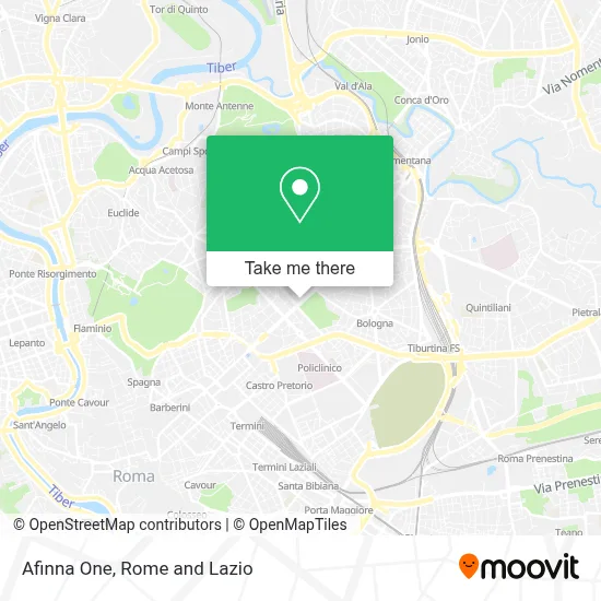Afinna One map