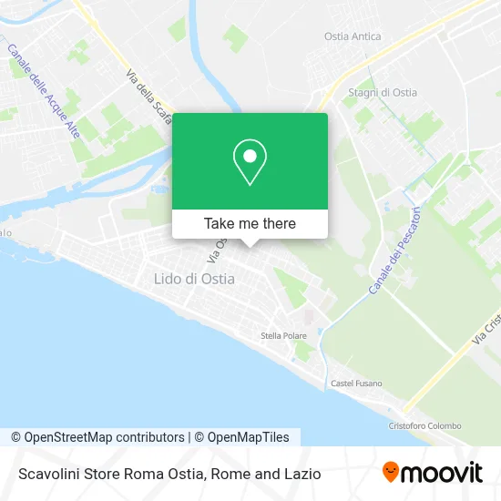 Scavolini Store Roma Ostia map