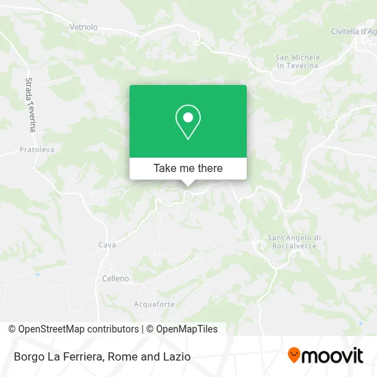 Borgo La Ferriera map