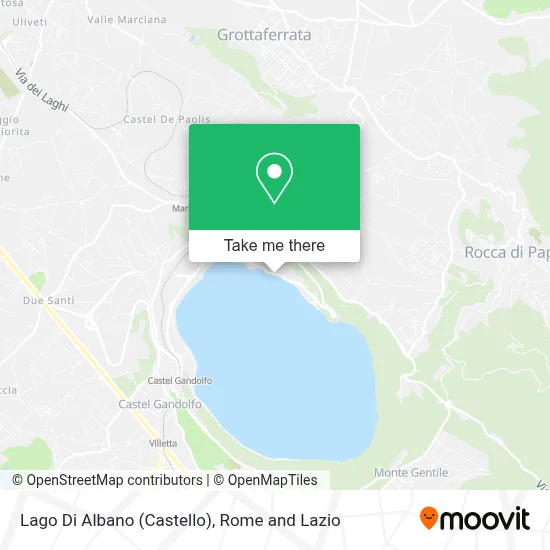 Lago Di Albano (Castello) map