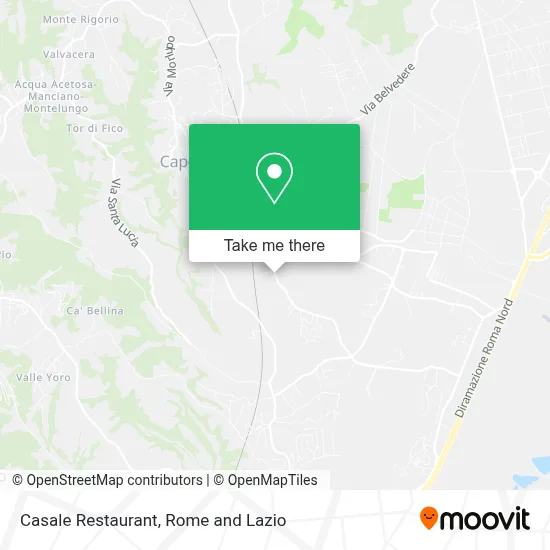 Casale Restaurant map