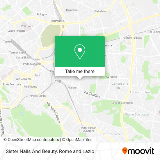 Sister Nails And Beauty map