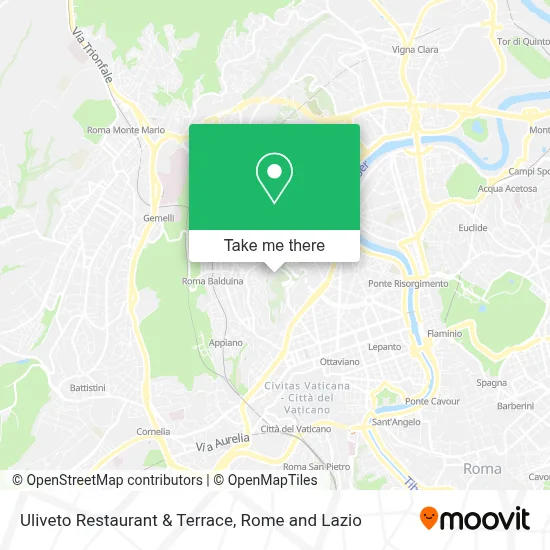 Uliveto Restaurant & Terrace map