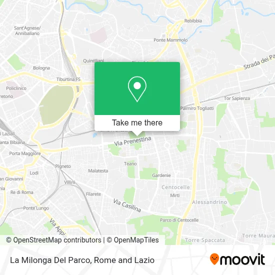 La Milonga Del Parco map