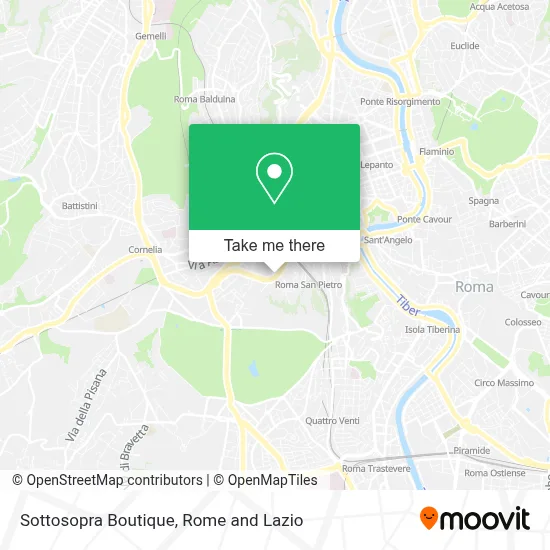 Sottosopra Boutique map
