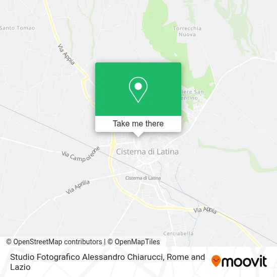 Studio Fotografico Alessandro Chiarucci map