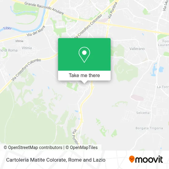 Cartoleria Matite Colorate map
