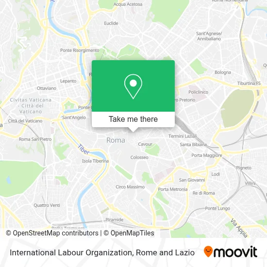 International Labour Organization map