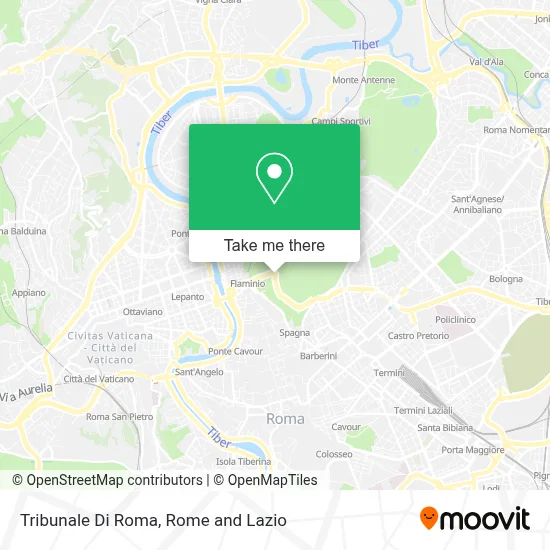 Tribunale Di Roma map