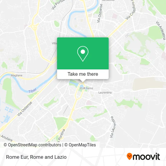 Rome Eur map