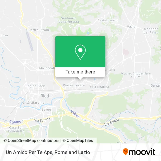 Un Amico Per Te Aps map
