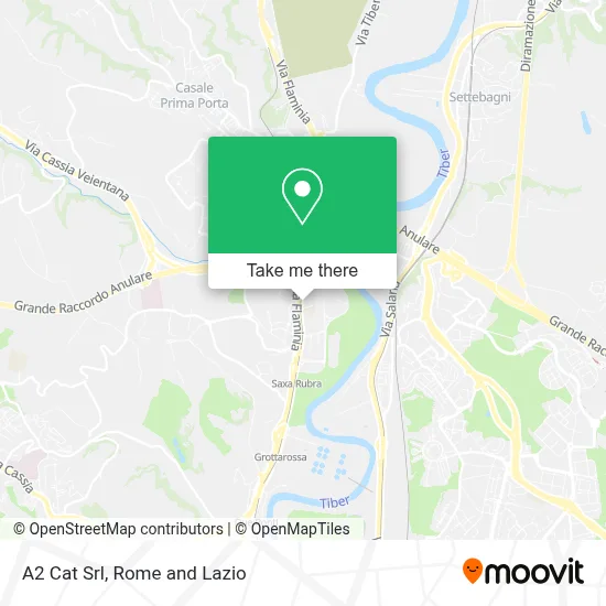 A2 Cat Srl map