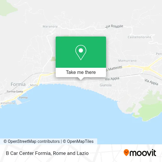 B Car Center Formia map