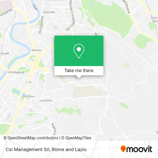 Csi Management Srl map