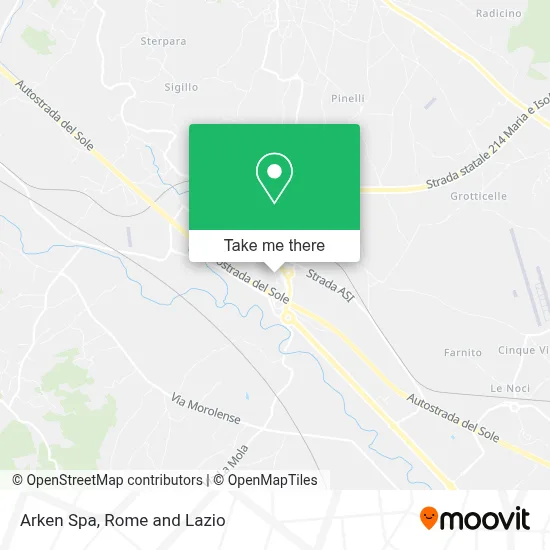 Arken Spa map