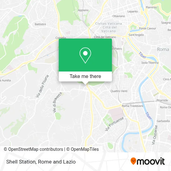 Shell Station map