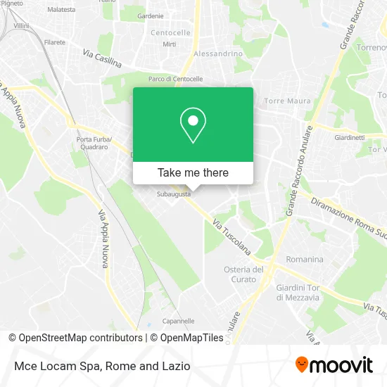 Mce Locam Spa map