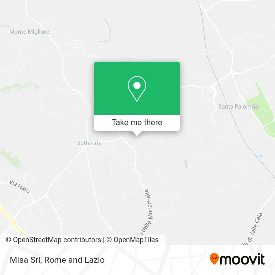 Misa Srl map