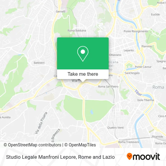 Studio Legale Manfroni Lepore map