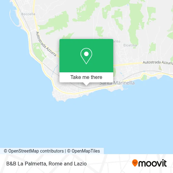 B&B La Palmetta map