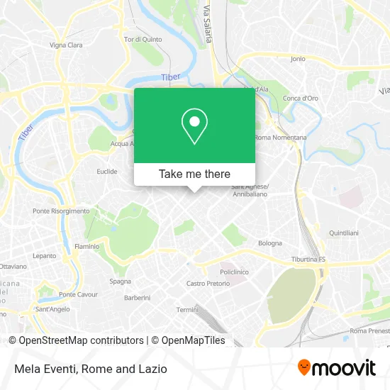 Mela Eventi map