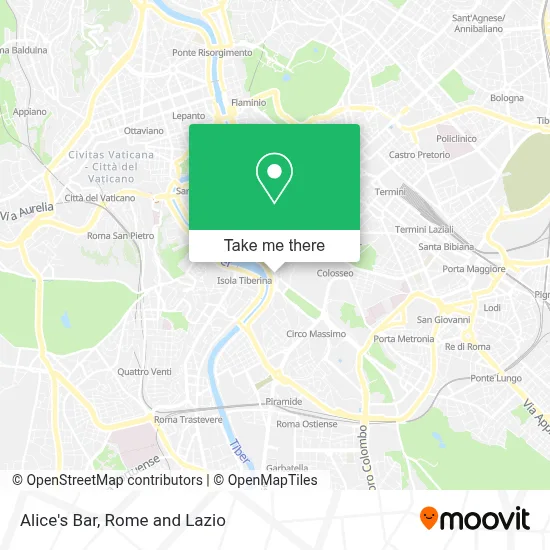 Alice's Bar map