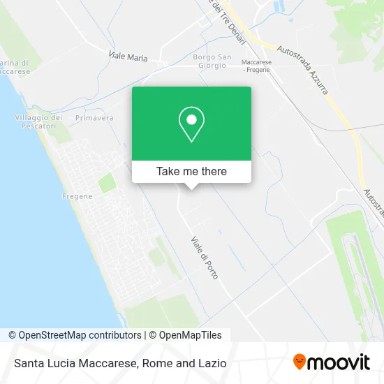 Santa Lucia Maccarese map