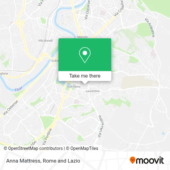 Anna Mattress map
