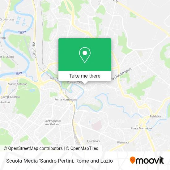Scuola Media 'Sandro Pertini map