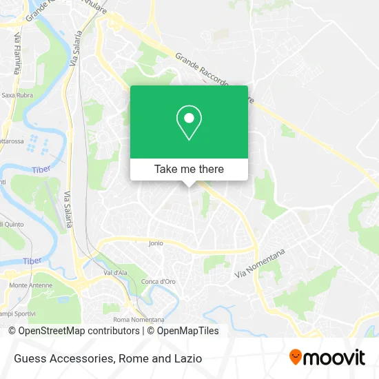 Guess Accessories map